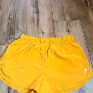 Gymshark Women's Sunburst Yellow Athletic Shorts
